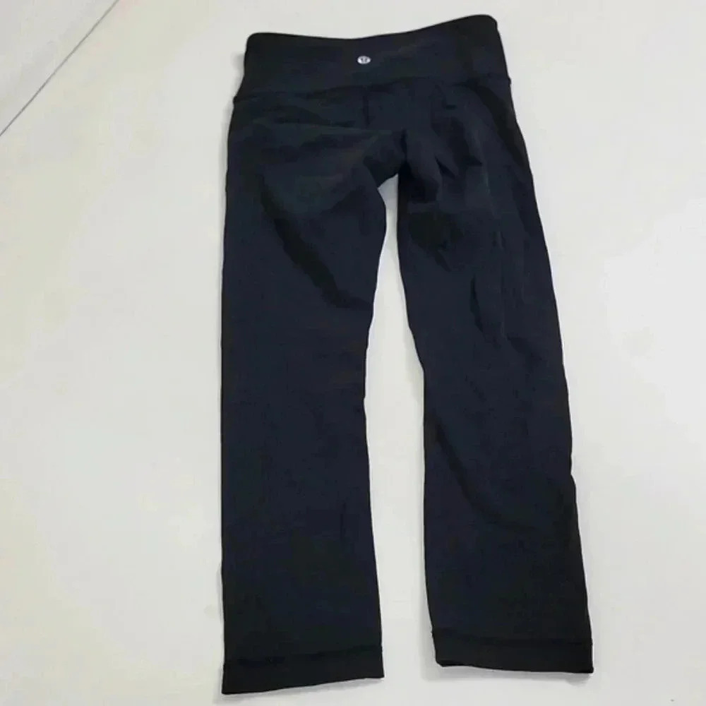 Lululemon Wunder Under Crop *Mid-Rise Full-On Luxtreme 21"Black - Picture 8 of 13